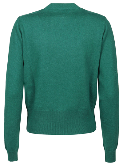 Shop Ballantyne Plain Sweater In Emerald