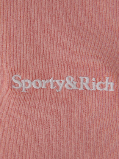 Sporty &amp; Rich "leya" Sweater In Rose