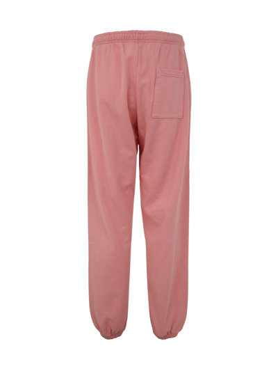 Shop Sporty &amp; Rich Serif Embroidered Sweatpant In Rose