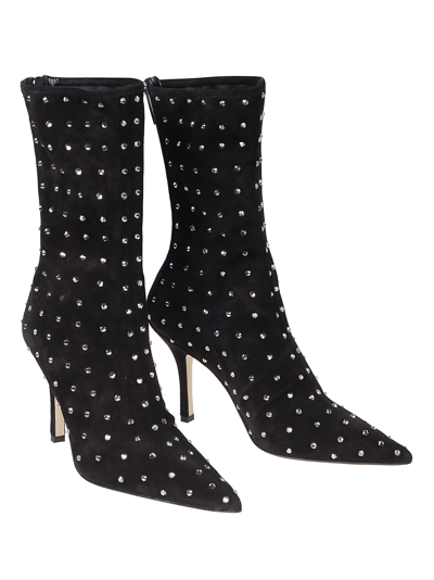 Shop Paris Texas Holly Mama Ankle Boots In Black Diamond