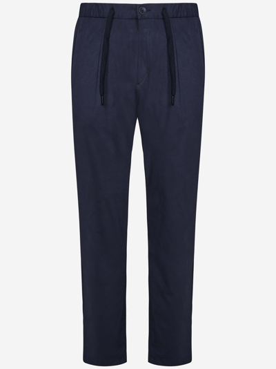 Shop Herno Resort Trousers In Blue