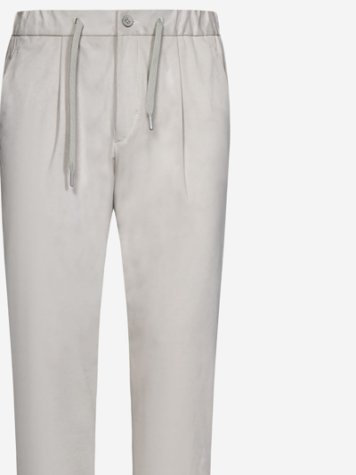 Shop Herno Resort Trousers In White