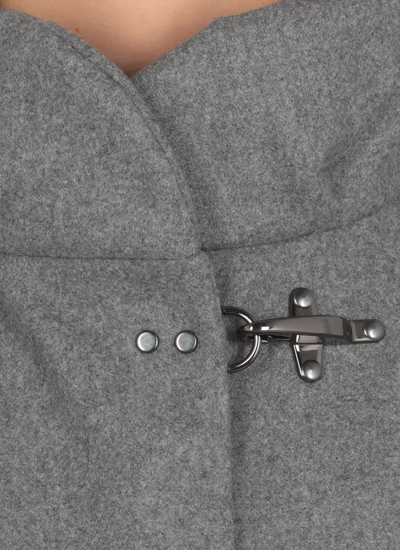 Shop Fay Romantic Coat In Grey