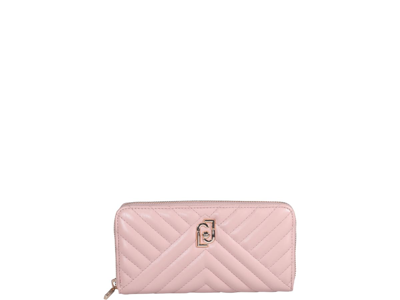 Liu •jo Zip Around Xl Wallet In Pink | ModeSens