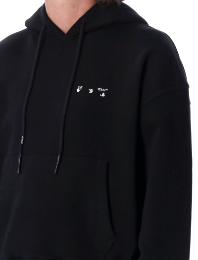 Shop Off-white Caravaggio Paint Hoodie In Black