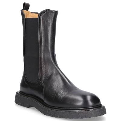 Shop Pomme D'or Chelsea Boots 0337b Calfskin In Black