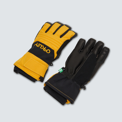 Shop Oakley B1b Glove In Black,yellow