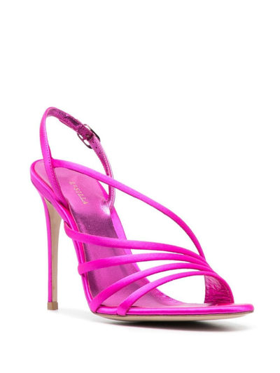 Shop Le Silla Scarlet Strappy Sandals In Pink