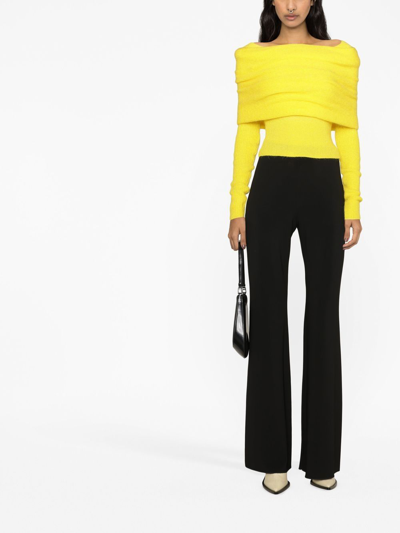Philosophy Di Lorenzo Serafini Off-shoulder Layered Jumper In Gelb