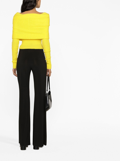 Philosophy Di Lorenzo Serafini Off-shoulder Layered Jumper In Gelb