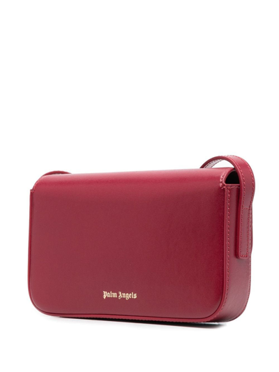 Shop Palm Angels Palm Beach Shoulder Bag In Rot