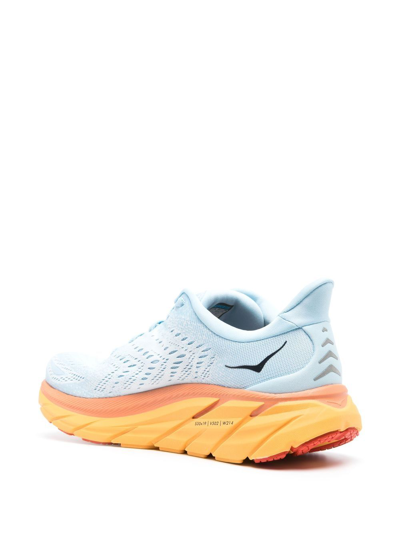 Shop Hoka One One Clifton 8 Low-top Sneakers In Blau