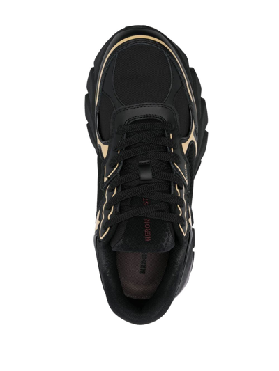 Heron Preston Block Stepper Low Top Sneakers In Schwarz
