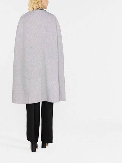 LOGO嵌花针织双面斗篷