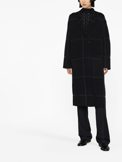 Joseph Single-breasted Coat In Schwarz