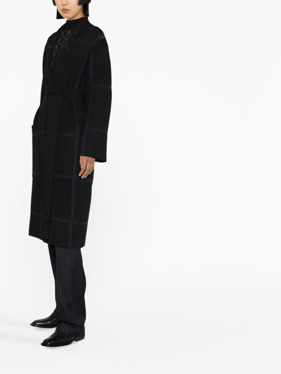 Joseph Single-breasted Coat In Schwarz