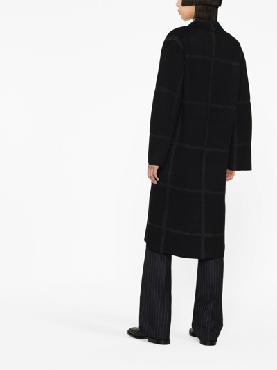 Joseph Single-breasted Coat In Schwarz