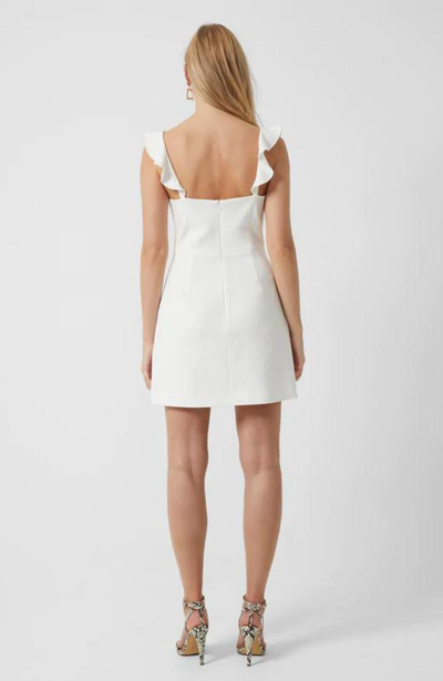 Shop French Connection Whisper Ruffle Strap Dress In Summer White