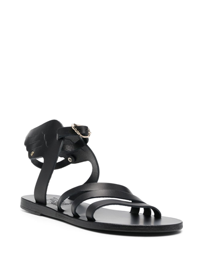 Ancient Greek Sandals Wing Open-toe Sandals In Black