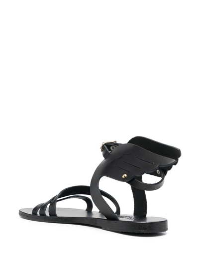 Ancient Greek Sandals Wing Open-toe Sandals In Black