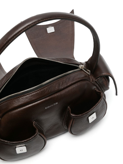 Shop 16arlington Kikka Front-pocket Shoulder Bag In Braun