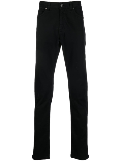 Shop Zegna Roccia Slim-fit Jeans In Black