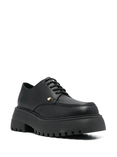 Chiara Ferragni Chunky Lace-up 60mm Brogues In Schwarz