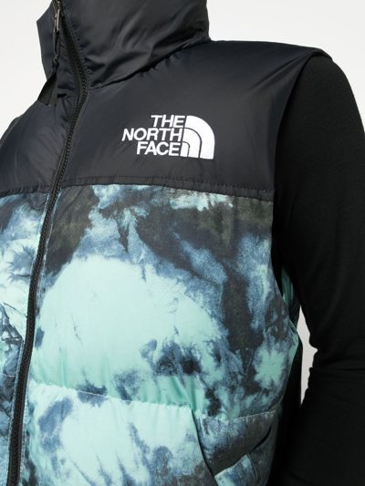 Shop The North Face Printed 1996 Retro Nuptse Vest In Black