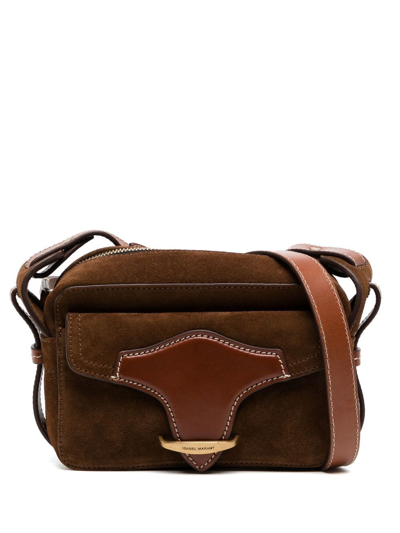 Shop Isabel Marant Small Wasy Crossbody Bag In Brown