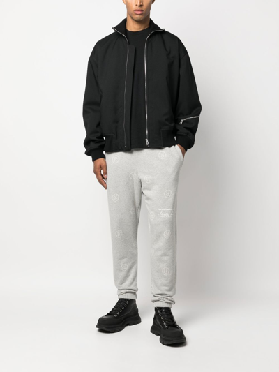 Martine Rose All-over Logo-print Track Pants In Grau