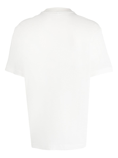 Shop Sunnei Logo-patch T-shirt In Weiss