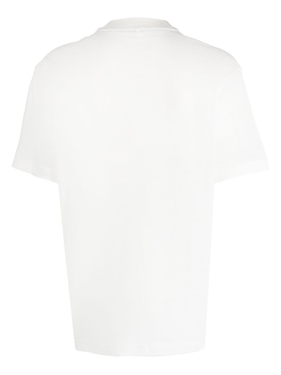 Sunnei Logo-patch T-shirt In Weiss