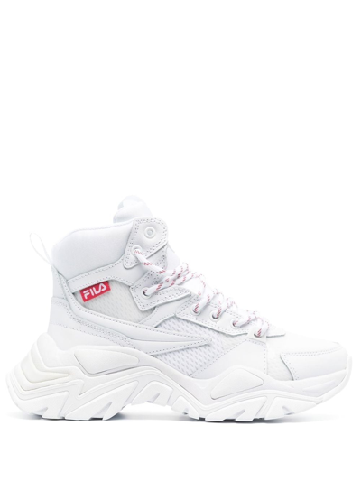 FILA ELECTROVE DESERT HIGH-TOP SNEAKERS 