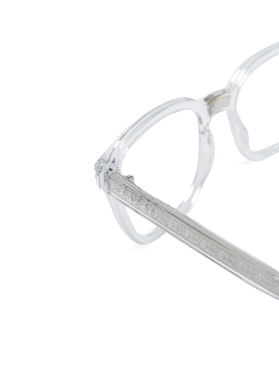Gucci Rectangle-frame Optical Glasses In Weiss