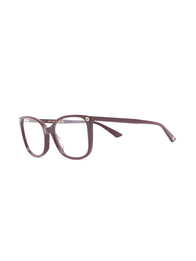 Gucci Cat-eye Optical Glasses In Red
