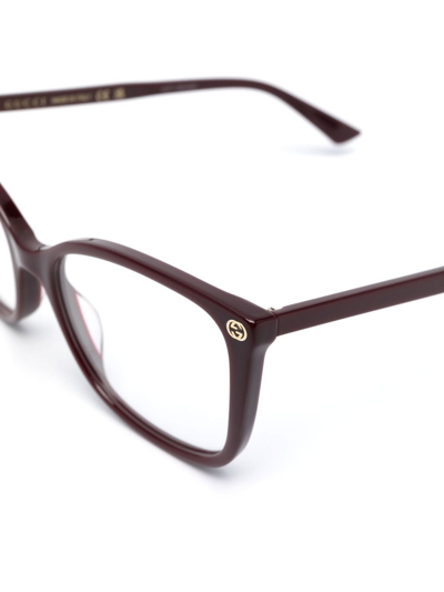 Gucci Cat-eye Optical Glasses In Red