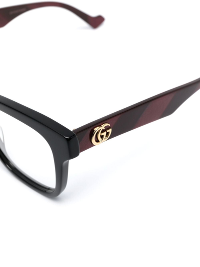 Gucci Square-frame Optical Glasses In Black