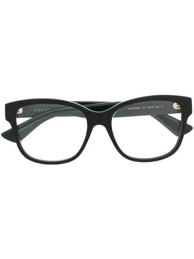 Gucci Square-frame Optical Glasses In Schwarz