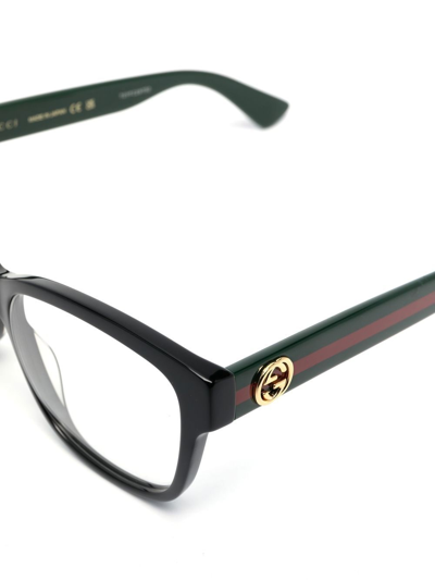 Gucci Square-frame Optical Glasses In Schwarz