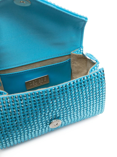 Shop Gedebe Cookie Crystal-embellished Tote Bag In Blau
