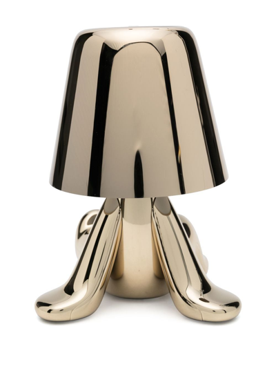 Qeeboo Golden Brother Bob Lamp In Gold