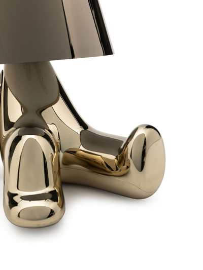 Qeeboo Golden Brother Bob Lamp In Gold
