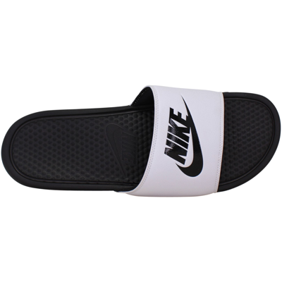 Nike Benassi Jdi Slide Sandal In Black/white | ModeSens