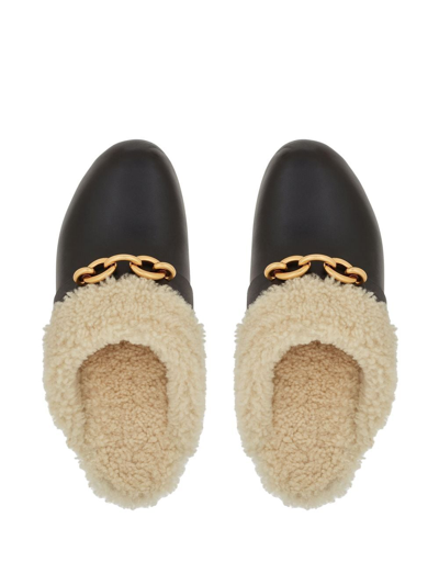 Shop Saint Laurent Toff 15 Clog Mules In Black