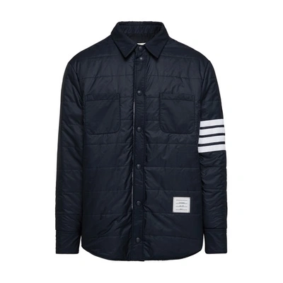 Shop Thom Browne Jacket In Navy