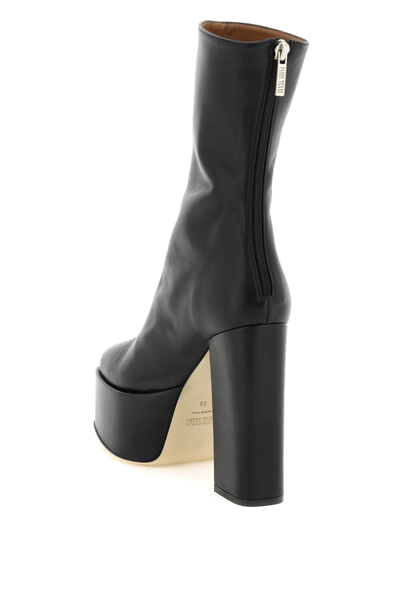 Shop Paris Texas Nappa Leather 'lexy' Ankle Boots In Black