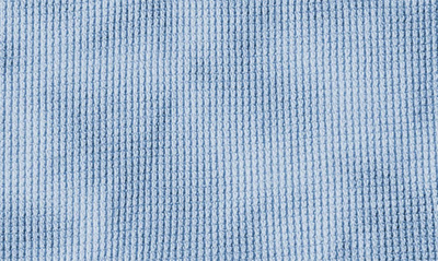 Shop Paigelauren Thermal Organic Cotton & Modal Romper In Blue Tie Dye