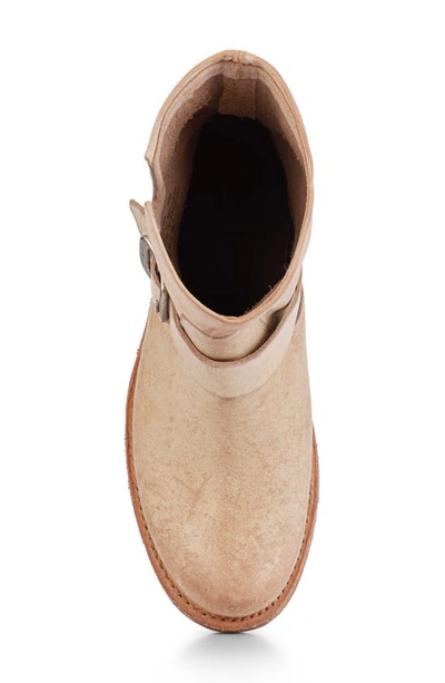 Frye Veronica Moto Boot In White - Toga Leather