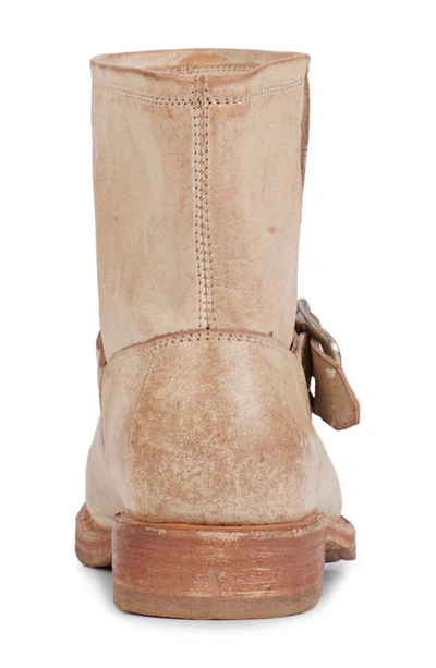 Frye Veronica Moto Boot In White - Toga Leather