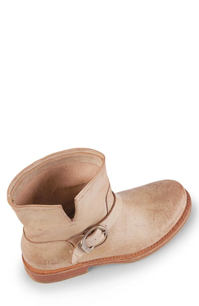 Frye Veronica Moto Boot In White - Toga Leather